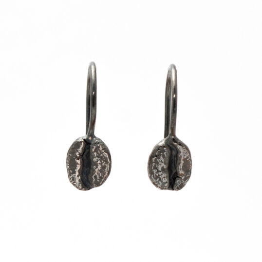 Coffee Bean Earrings Oxidised