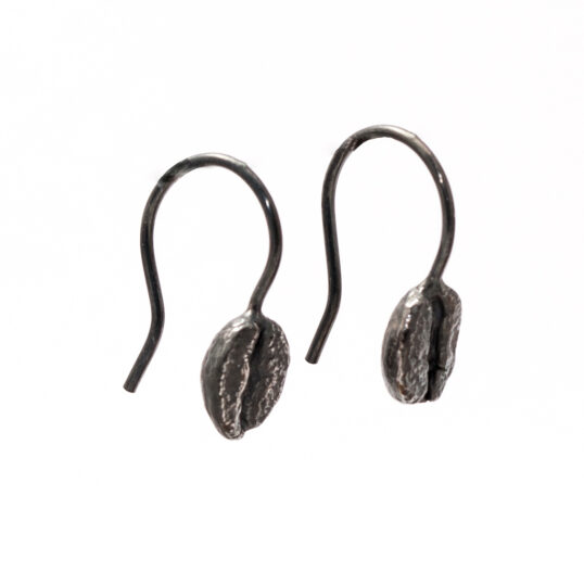 Coffee Bean Earrings Oxidised