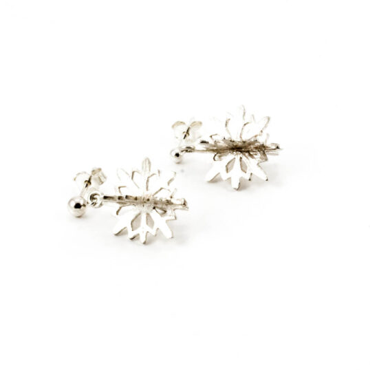 Silver Snowflake Earrings