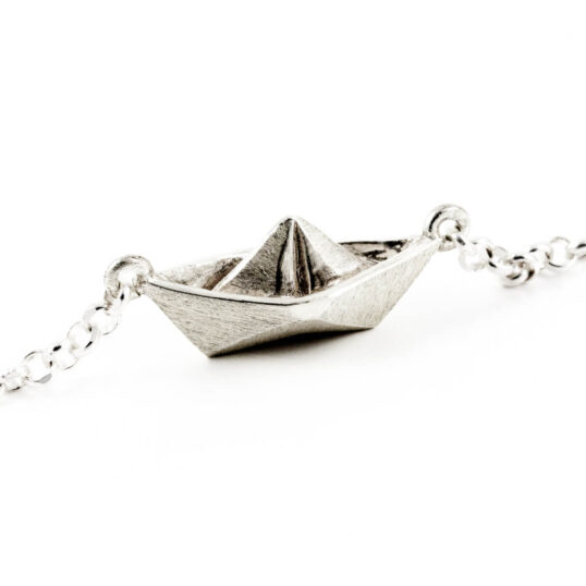 Paper Boat Necklace