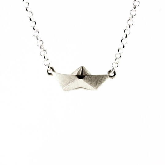 Paper Boat Necklace