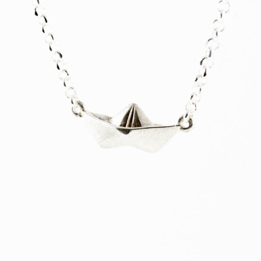 Paper Boat Necklace