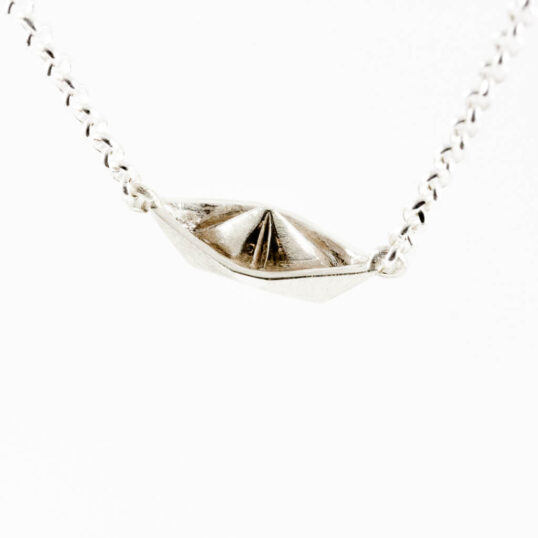 Paper Boat Necklace