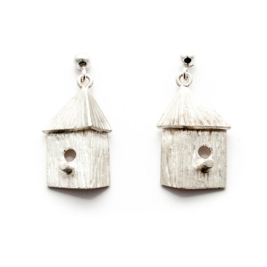 Bird House Earrings