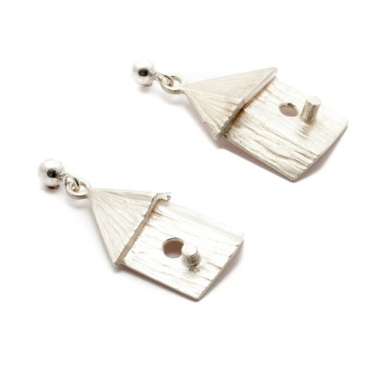 Bird House Earrings