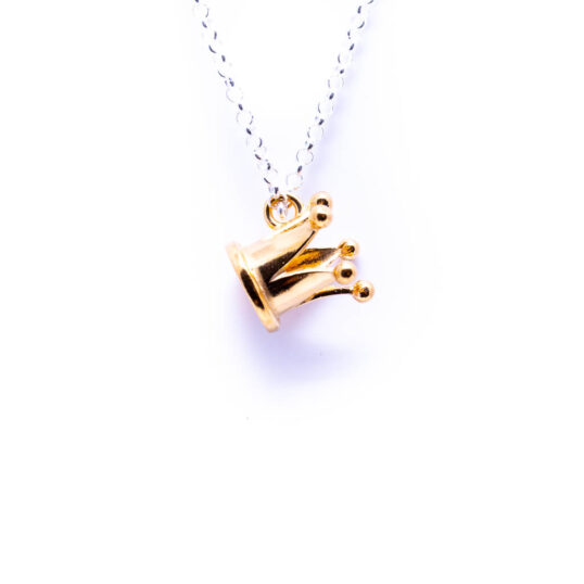 Little Golden Crown Necklace