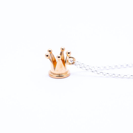 Little Golden Crown Necklace