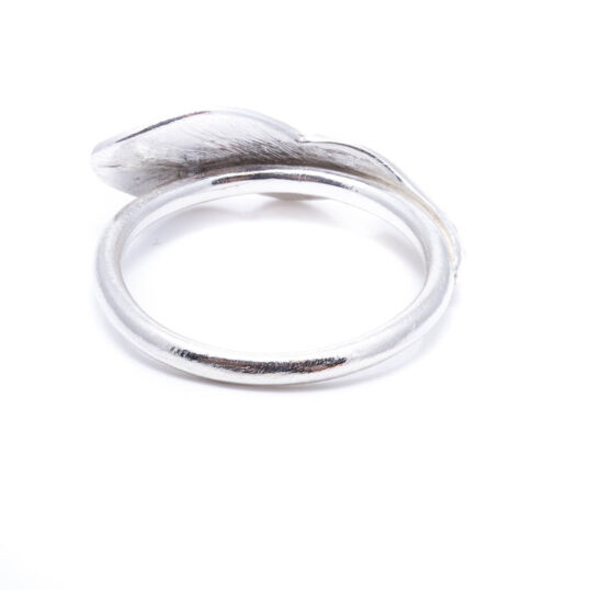 Feather Ring Silver