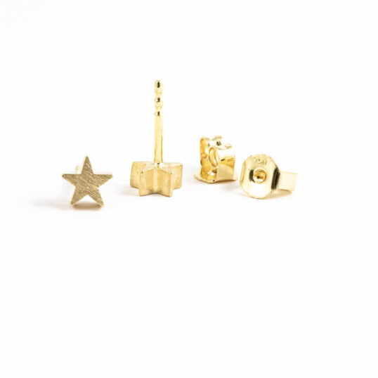 Gold Stars Earrings