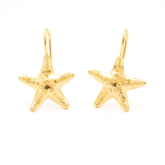 Golden Starfish Earrings