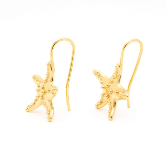 Golden Starfish Earrings