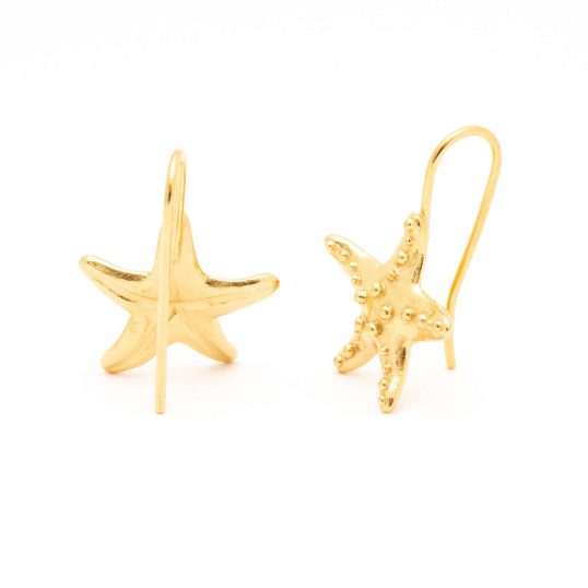 Golden Starfish Earrings