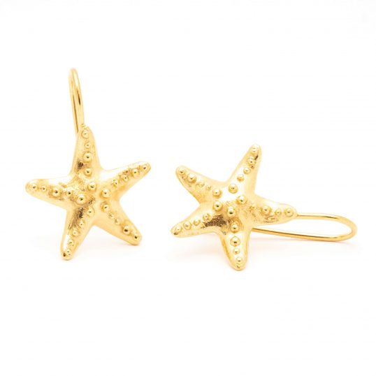 Golden Starfish Earrings