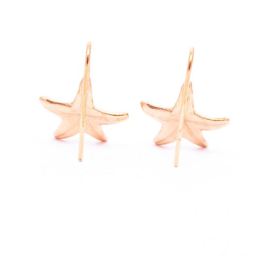 Rose Starfish Earrings