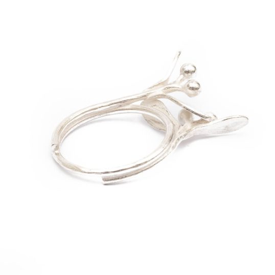 Mistletoe Ring or Pendant silver
