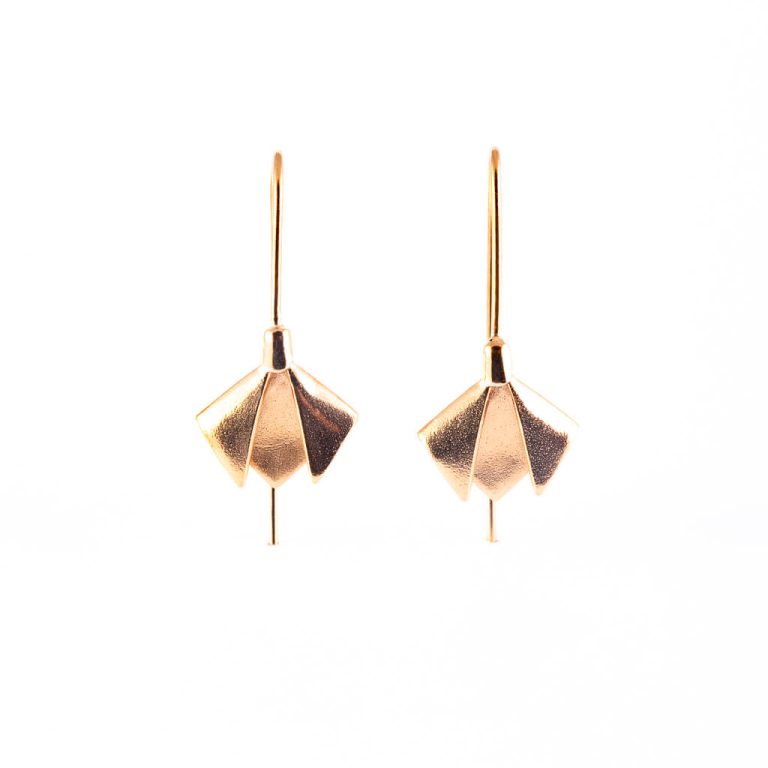 Golden Snowdrop Earring